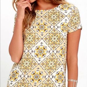 💛🤎Lulu’s short sleeve dress 🤎💛